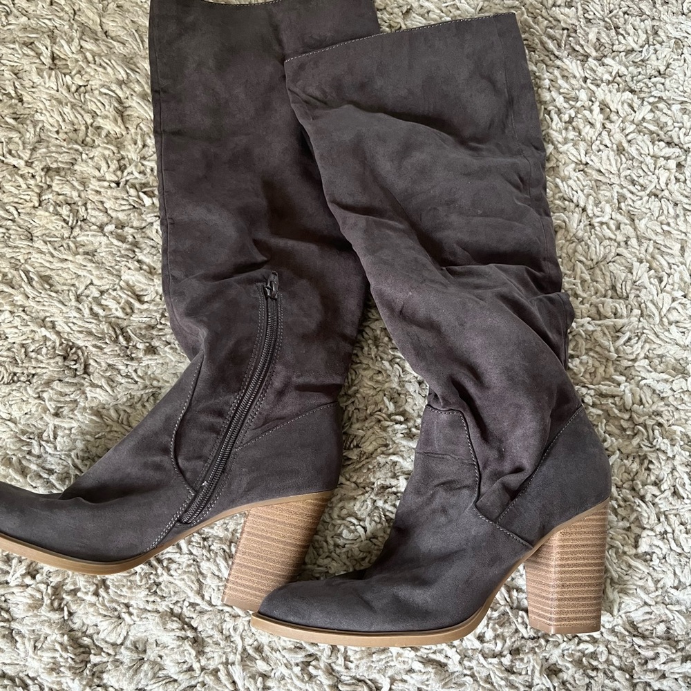 Up to the knee boots